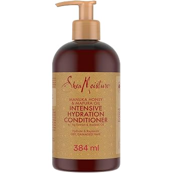 SheaMoisture Intensive Hydration Conditioner with Manuka Honey &amp; Mafura Oil | For curly, frizzy &amp; damaged hair, soft &amp; regene