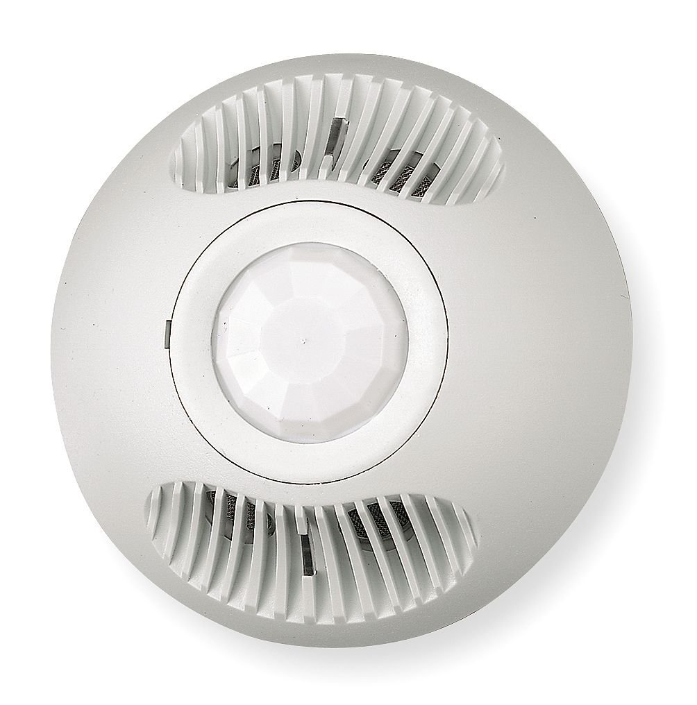 Occupancy Sensor, Pir/Ultra, 2000Sq Ft, Wht