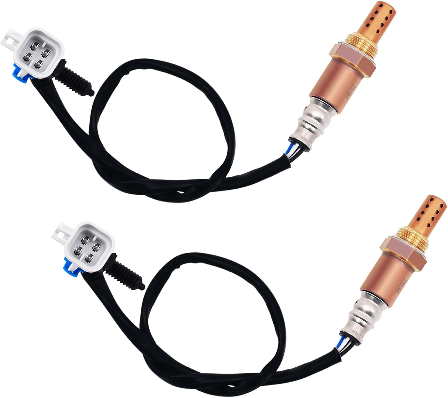 2PCS O2 Sensor 234-4668 15284, 02 Sensor, Automotive Replacement Oxygen Sensor Compatible with Chevy for Silverado for Suburban Compatible with GMC for Sierra for Yukon