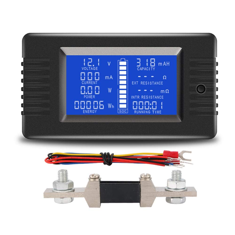 Testeur de batterie DC 200A shunt pour mesure de capacite tension courant et resistance