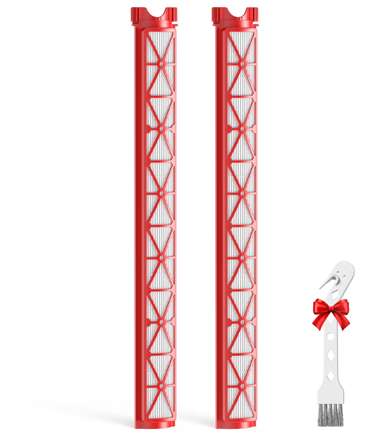 ダイソン SV50 FC EX 用 HEPAフィルター Pencilvac Fluffycones SV50 掃除機交換パーツ 高効率フィルター コードレススティッククリーナー 交換用フィルター 水洗いOK 互換 2個入り