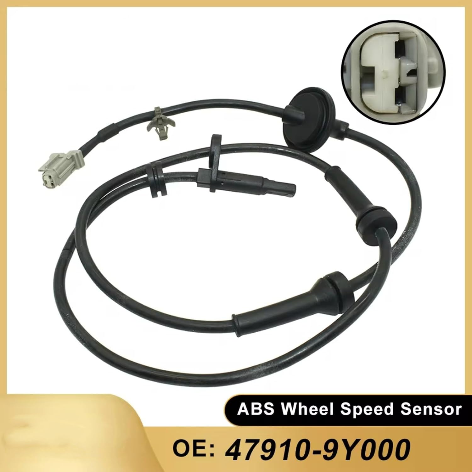 Compatible with Nissan for Teana J31 2003-2008 479109Y000 Car Front Right ABS Wheel Transmission Speed Sensor Wheel Sensor Vehicle Speed Sensor