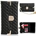 iPhone 6 Case,iPhone 6 Wallet Case,CASELAND Handbag Wallet Flip PU Leather Case Bling Button Case for iPhone 6/6s (4.7 Inch) Black,with Chain and Sling