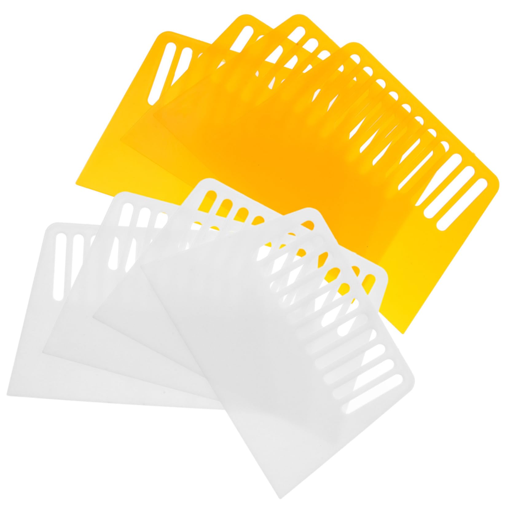 MAGICLULU 5 Sätze Schaber Teig Bank Schälen Abisolierzangen Kuchen Ravioli- Schere Gebäck Docker Teighacker Pizzaschneiderrad Knisterschneider Seitenschneider Plastik 8 Stück * 5
