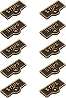 Vista 73 de Placa de interruptor de suministro para renovadores, placa de pared con acabado de latón "UPSTAIRS