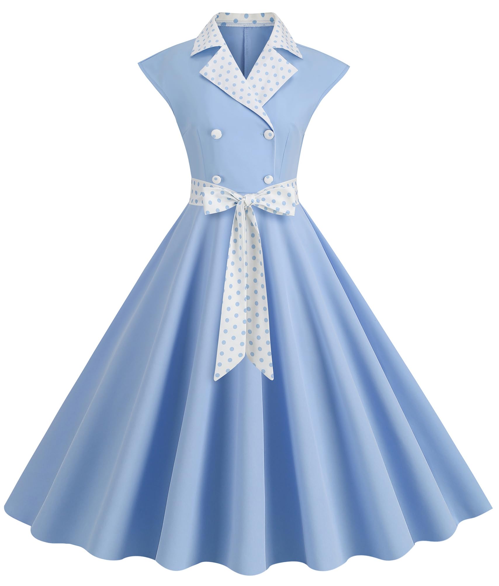 Sister Amy Vintage Dress for Women 1950s Fashion Swing A Line Dress Rockabilly Tea Party Garden Cocktail 50s Dresses