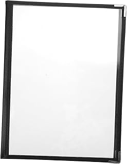 FUNOMOCYA 1pc Recipe Folder Folding Bookshelf Plastic Drinkware Letter File Folders Menu Binder Sleeves Menu Covers 8. 5 x 11 Clear Exquisite Restaurant Looseleaf Folder Fine U.k A4 PVC
