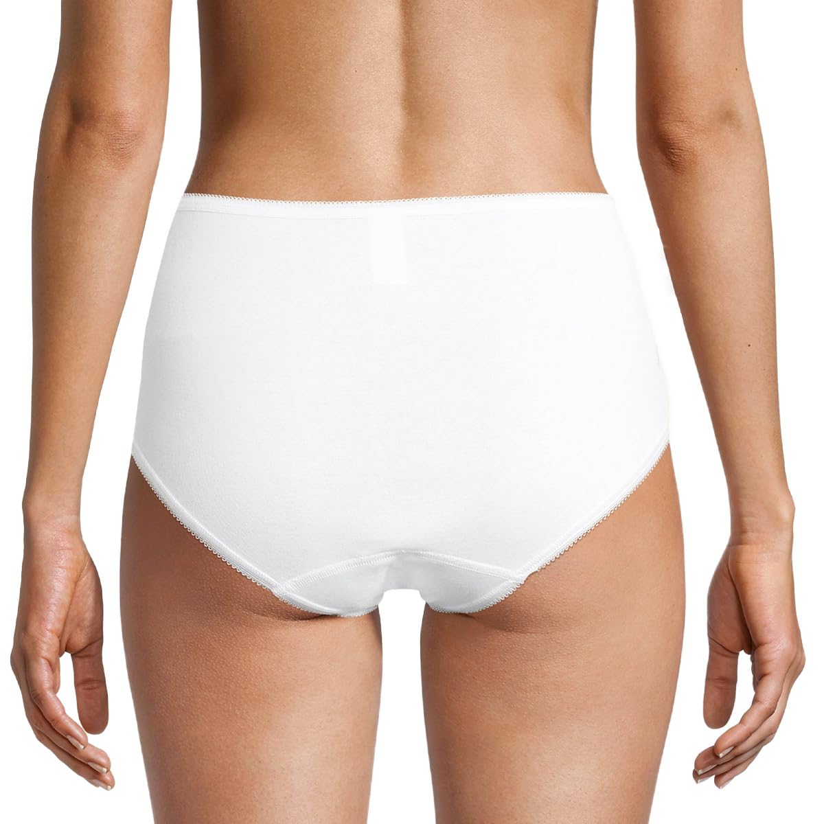 Speidel 5er Pack Noelle 1114 Hüftslips Damen – 100% Baumwolle Feinripp, Nahtlos Seitlich, Elastische Spitze & Florales Motiv – Bequem, Atmungsaktiv & Unsichtbar unter Kleidung – Pflegeleicht