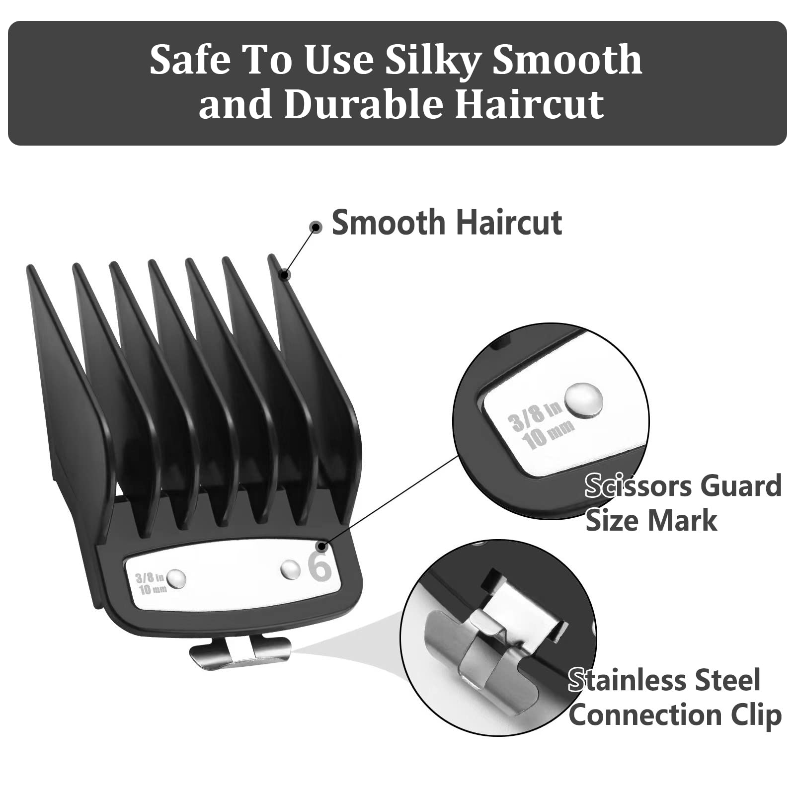 Amazon | ワール用クリッパーガード メタルクリップ付き 1/16インチ