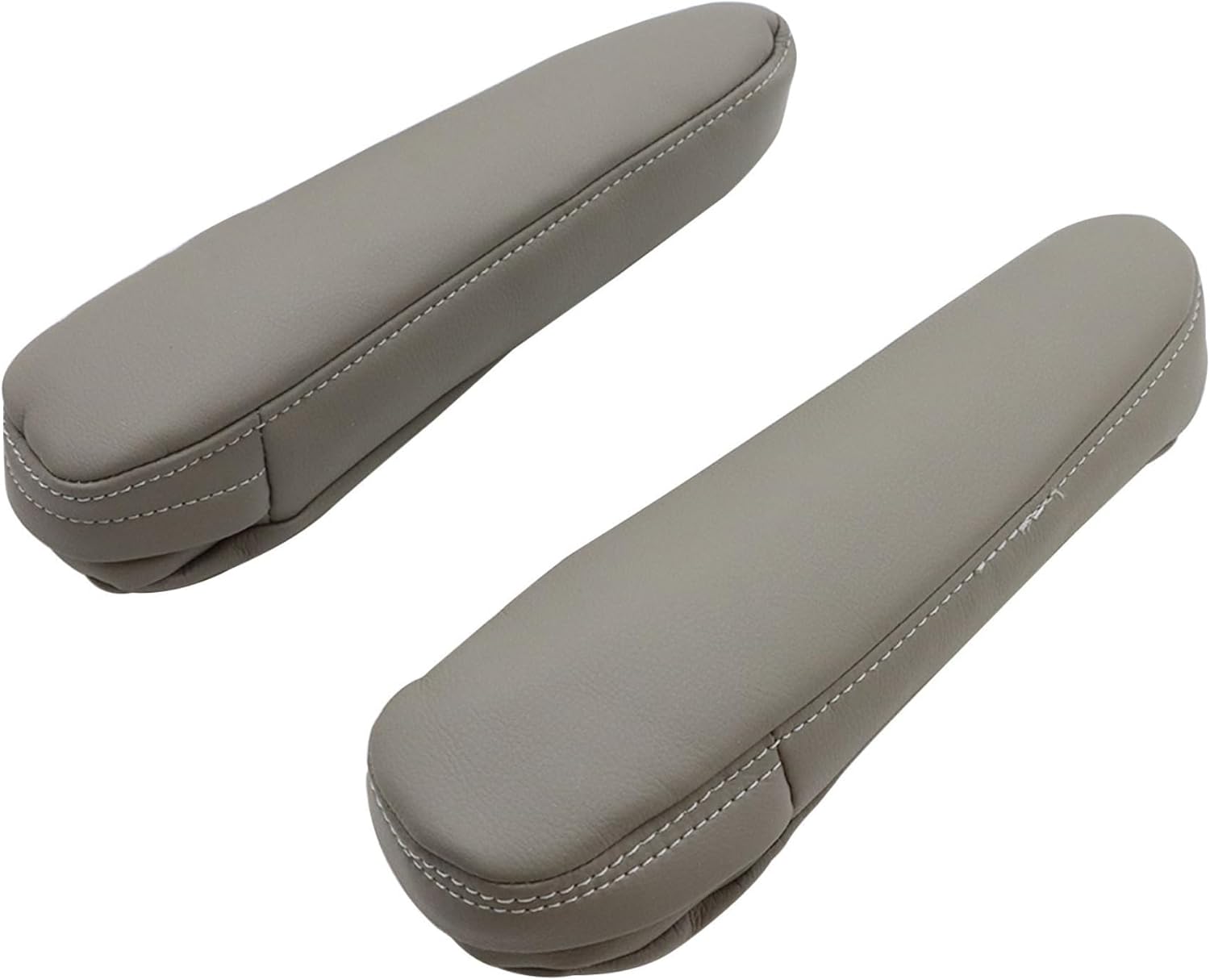 GXARTS 2PCS Front Left and Right Side Seat Replacement Armrest Cover Gray Compatible with Toyota Sequoia 2001 2002 2003 2004 2005 2006 2007