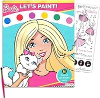 Vista 1 de Barbie Juego de actividades de libros para colorear ~ Pintura gigante de Barbie con libro de agua, calcomanías y más Suministros para fiestas