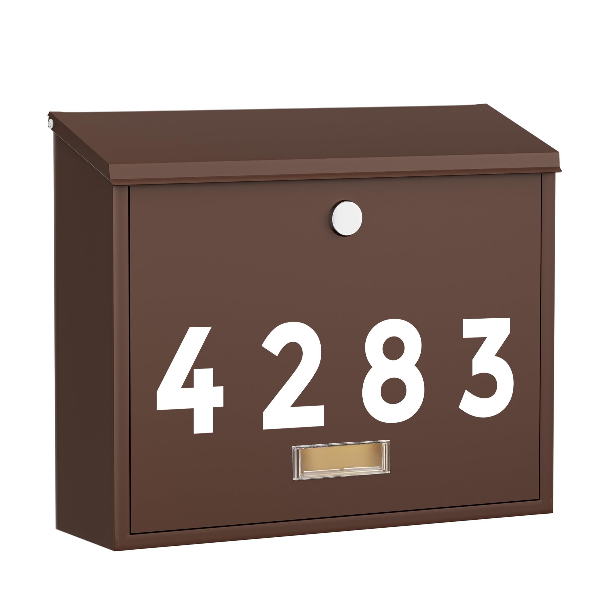 Boîte aux lettres murale verrouillable LAND·VOI extérieur bronze AMB33BR