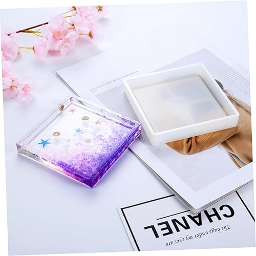 Miniatura 9 de VILLCASE 12 piezas de posavasos DIY molde de fabricación de joyas moldes para resina moldes de resina moldes de resina moldes de joyería de resina