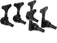 Vista 8 de Demeras Sintonizadores de graves de aleación de 5 cuerdas prácticos para principiantes de bajos (negro)