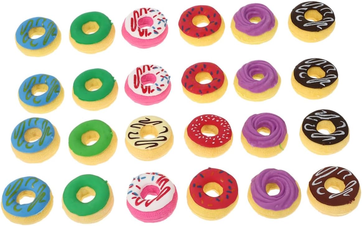 STOBOK 120 Pcs Rubber Band Lovely Kids Erasers Kids Art