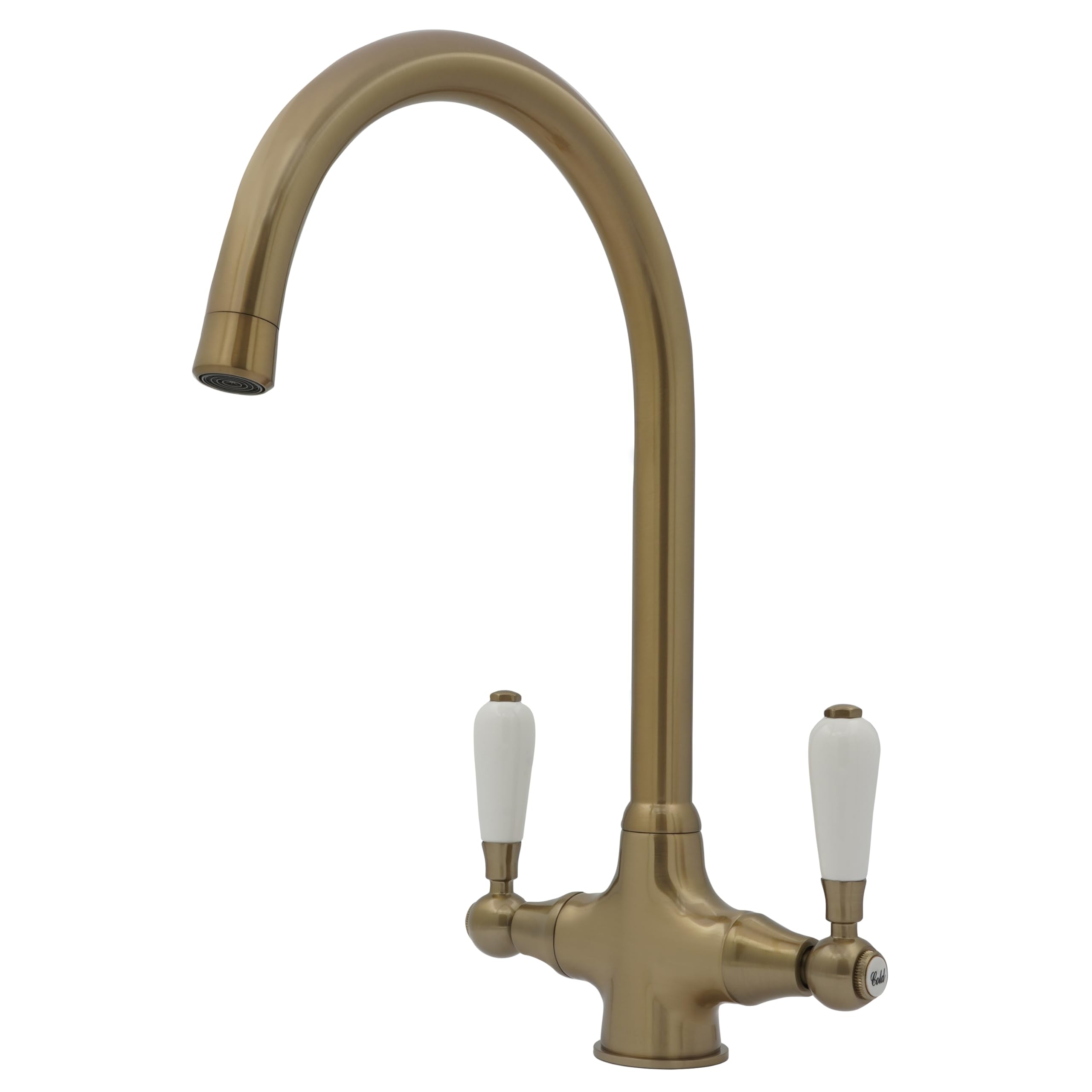 Xcel Home Brass Clever Rune Sink Mixer Antique With Ceramic Handles