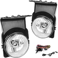 Vista 1 de A ABIGAIL Faros antiniebla de repuesto para luces de conducción para 2003-2006 GMC Sierra 1500 2500 3500 con bombillas halógenas H10 12V 45W y kit