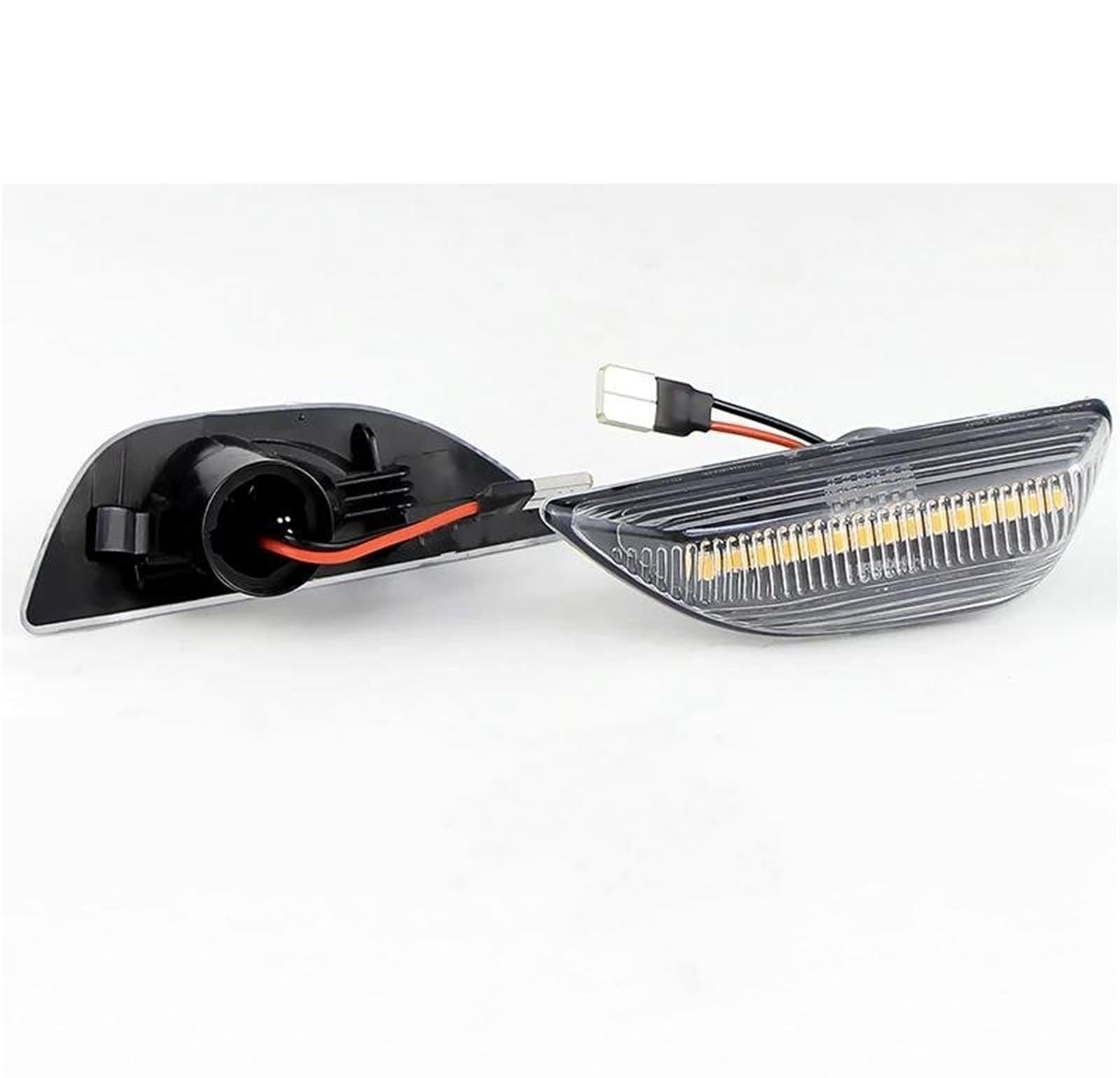 2 Pezzi Indicatore Laterale Indicatore Luminoso Per Opel Per Mokka/Mokka X 95994973 2012-2020 Freccia Laterale(2pcs Clear yellow)