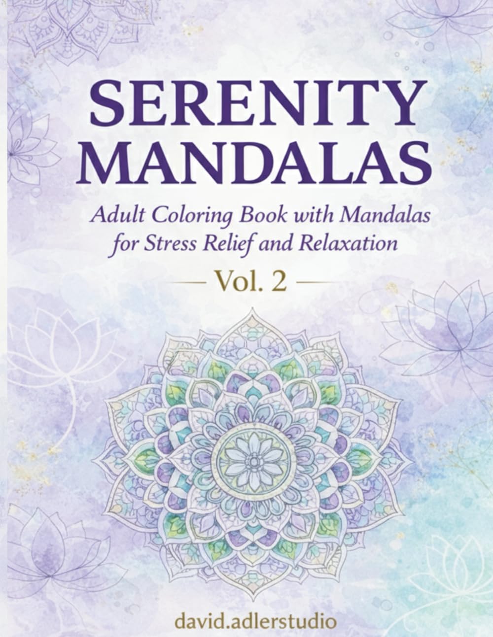 Serenity Mandalas: Adult Coloring Book with Mandalas for Stress Relief and Relaxation