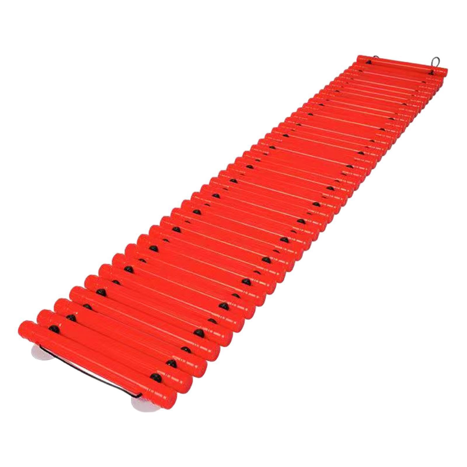 Juego Activo con Equipo de Juego Interactivo de Equilibrio Ligero para Exteriores para bebés Que apoya Las Habilidades motoras y la coordinación de, Rojo, 150x28.5cm