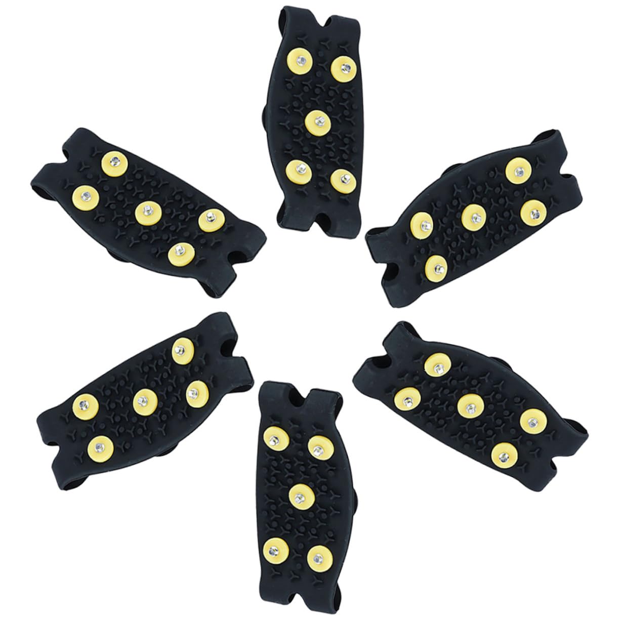 Healeved Crampones Antideslizantes para Zapatos Agarres para Zapatos De Nieve De Invierno Agarre para Zapatos De Nieve Clavos De Tracción para Zapatos Clavos De Agarre para Hielo para