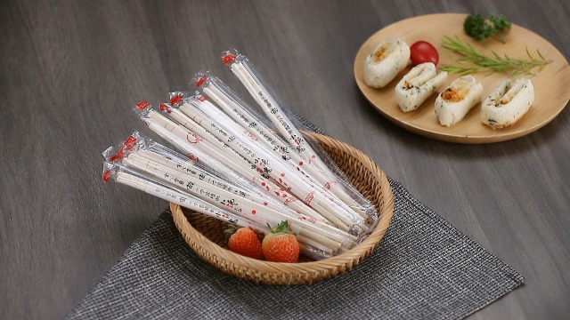 VIWIK 50 Pairs Reusable Bamboo Chopsticks - Individually Wrapped, 9 Inch Natural Chopsticks For Home & Restaurant
