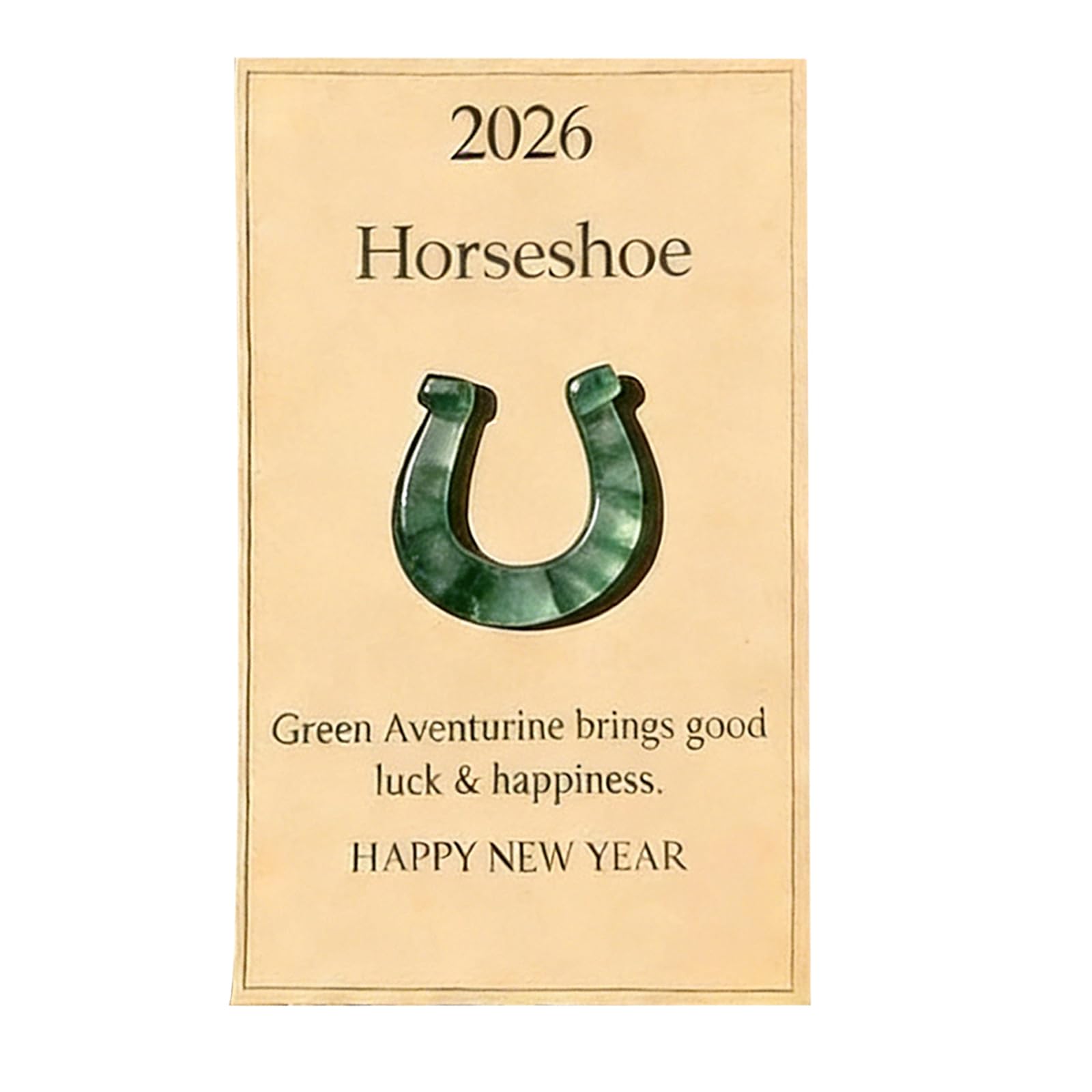 Piceioep Affirmation Card Set, Acrylic Horse Charm for Birthday Wedding and Chinese New Year Celebrations Birthday Party Deck Horse