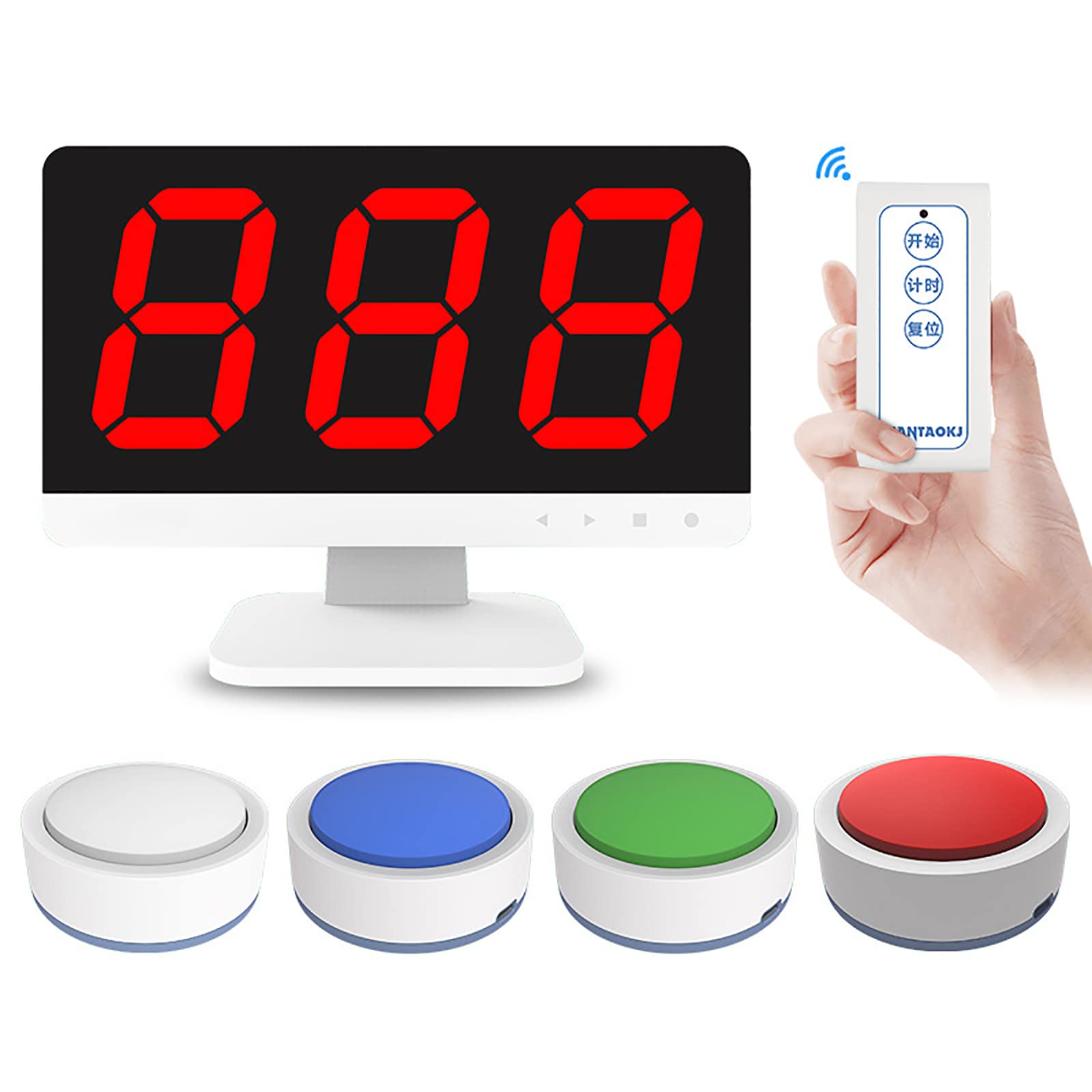 Quiz Game System Wireless Buzzer Set mit Fernbedienung für Spielshows