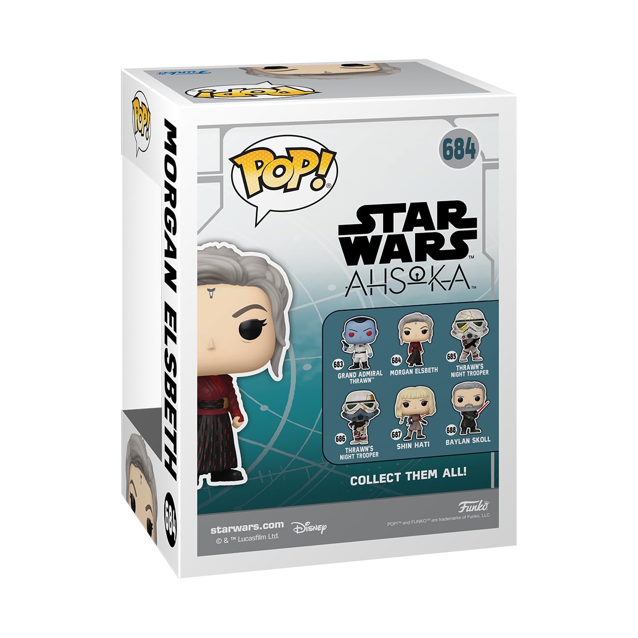 Funko POP! Vinyl: Star Wars Ahsoka - Morgan Elsbeth - Kolekcjonerska figurka winylowa - Pomysł na prezent - Oficjalny towar - Zabawki dla dzieci i dorosłych - Fani telewizji