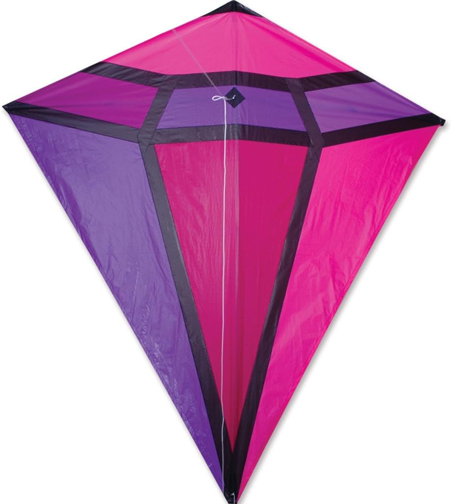 Premier 15509 65-Inch Diamond Kite with Fiberglass Unless Specified Frame, Neon