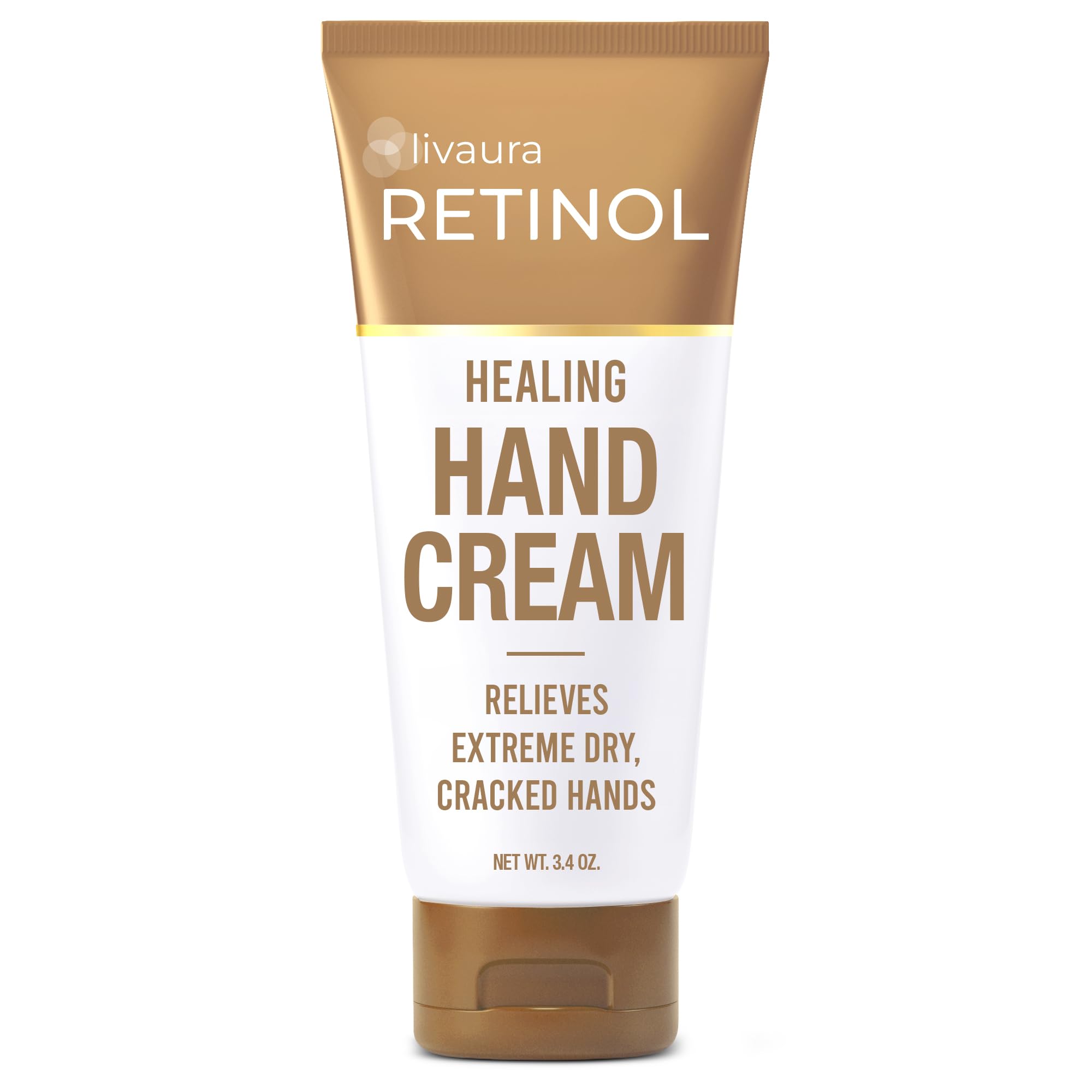 Retinol Livaura Anti-Aging Hand Cream - Oryginalna Marka Dla Młodszych Dłoni - Bogaty, Krem Do Rąk Pielęgnuje I Chroni Skórę, Paznokcie I Skórki - Witamina A Minimalizuje Wpływ Wieku Na Skórę