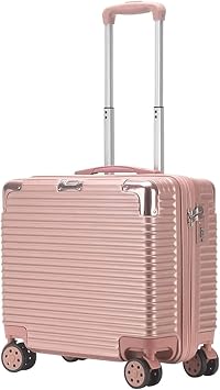 Luggage Travel Gear Underseat Luggage with Spinner Wheels Lightweight Hardshell Underseater Carry On Luggage for AirplanesB,18in
