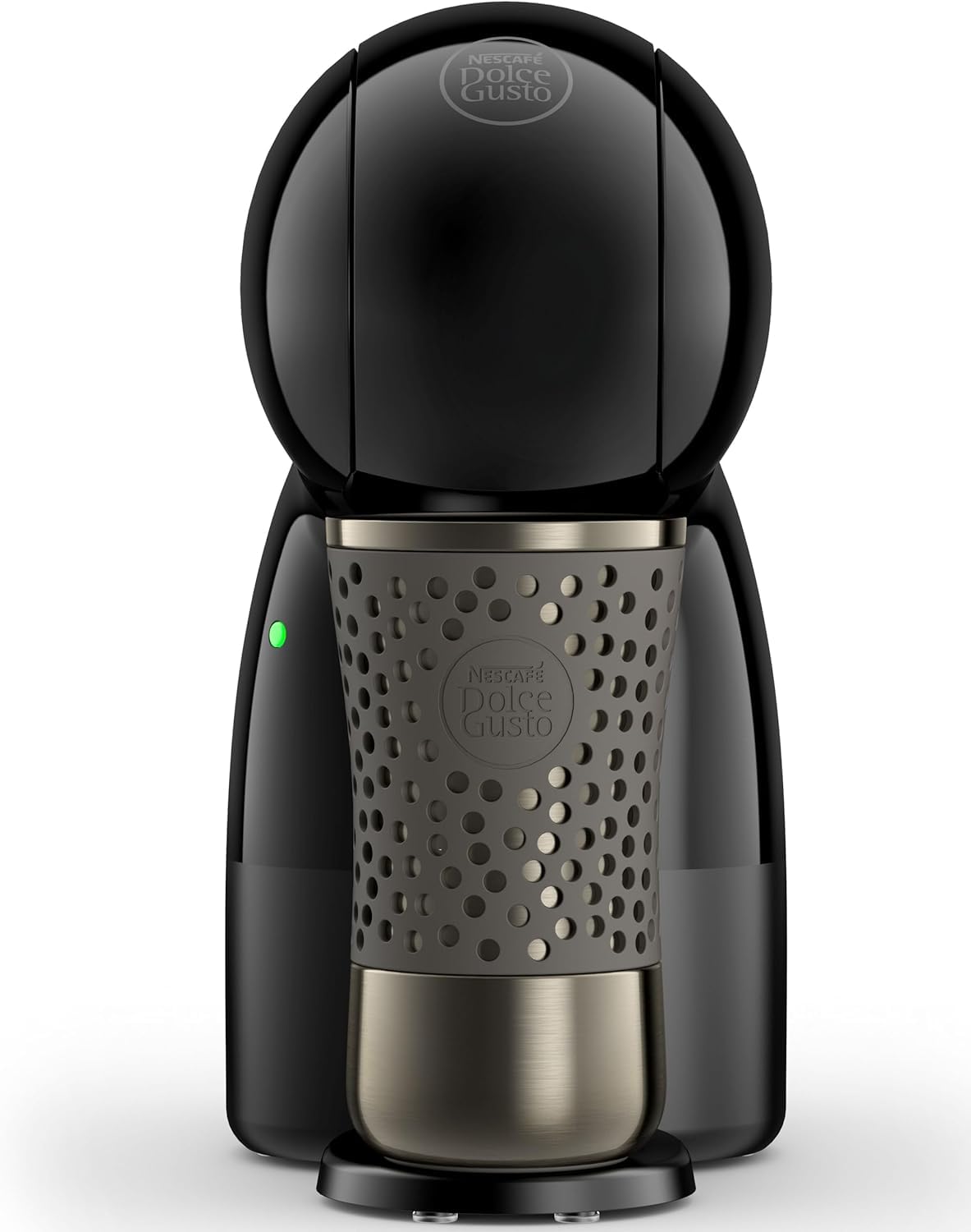 Krups Nescafé Dolce Gusto Piccolo XS, Cafetera de cápsulas de 15 bares, 0,8L capacidad, Espuma Cremosa y Calentamiento Rápido en 40s, Modo eco, Color negro, Incluye 3 packs de café, KP1A3BCAS