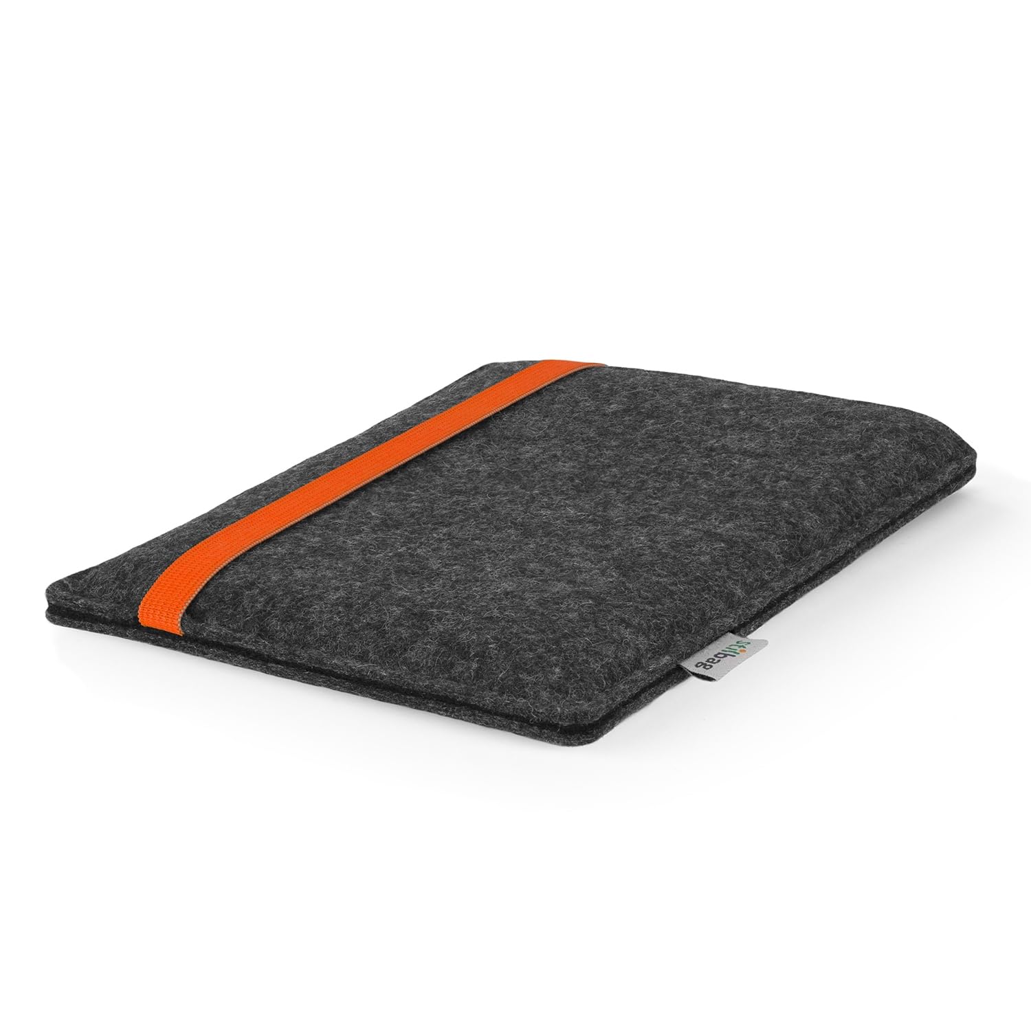 Stilbag E-Reader Tasche Für Kindle Oasis (9. Gen) - Wollfilz, Hellgrau, Mit Rosa Gummiband, Made In Germany