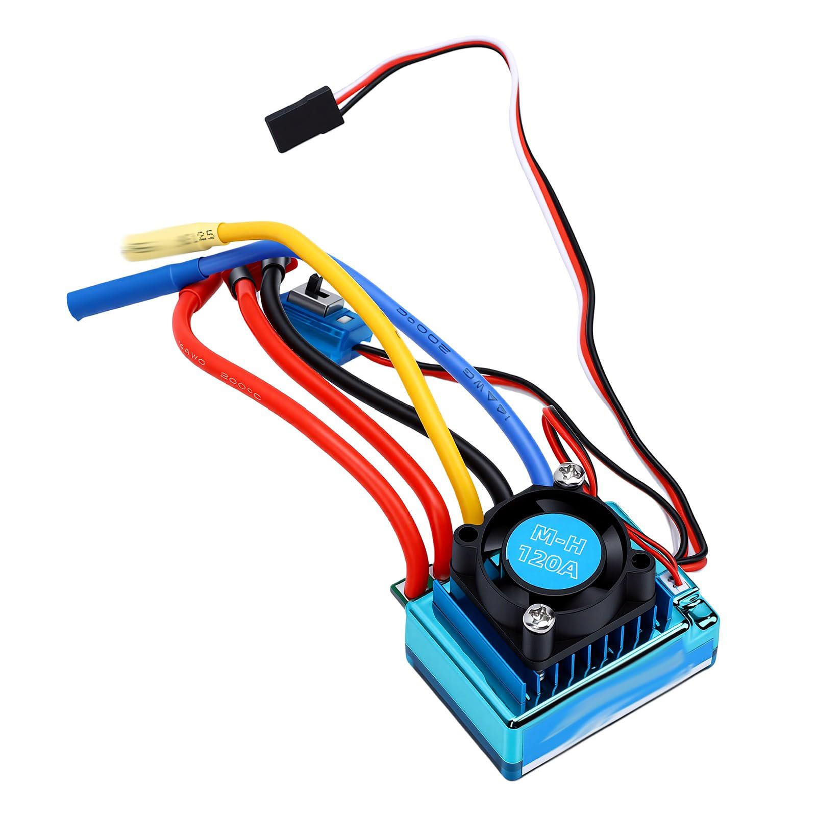 Contrôleur De Vitesse Électrique 120A Étanche Programmable Pour Voiture Rc 18 Moteur Brushless 95091137 Contrôleur De Vitesse Électrique 120A Étanche Programmable Pour Voiture Rc 18 Moteur Brushless 95091137