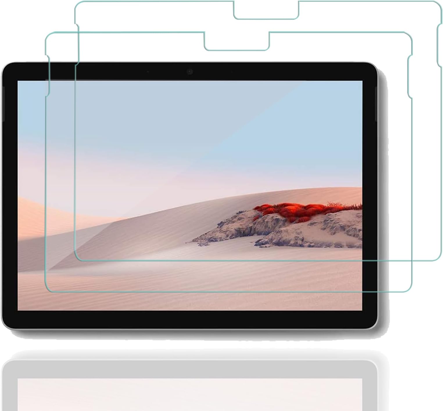 Vetro Temperato 9h Durezza Pellicola Protettiva MEGOO Per Surface Laptop Go - Vetro Temperato 9H 12,4 Pollici Pellicola Installazione Facile Cerniera - Foto 9