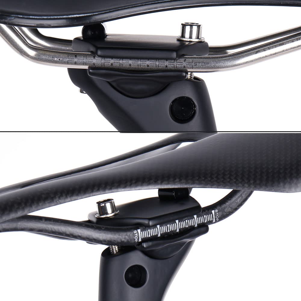Reggisella Reggisella MTB in Carbonio 31./27.2/ Offset 20mm Reggisella for Bici da Corsa Copertura Base in Fibra di Carbonio Canotto Sella Ammortizzato(27.2x400mm)