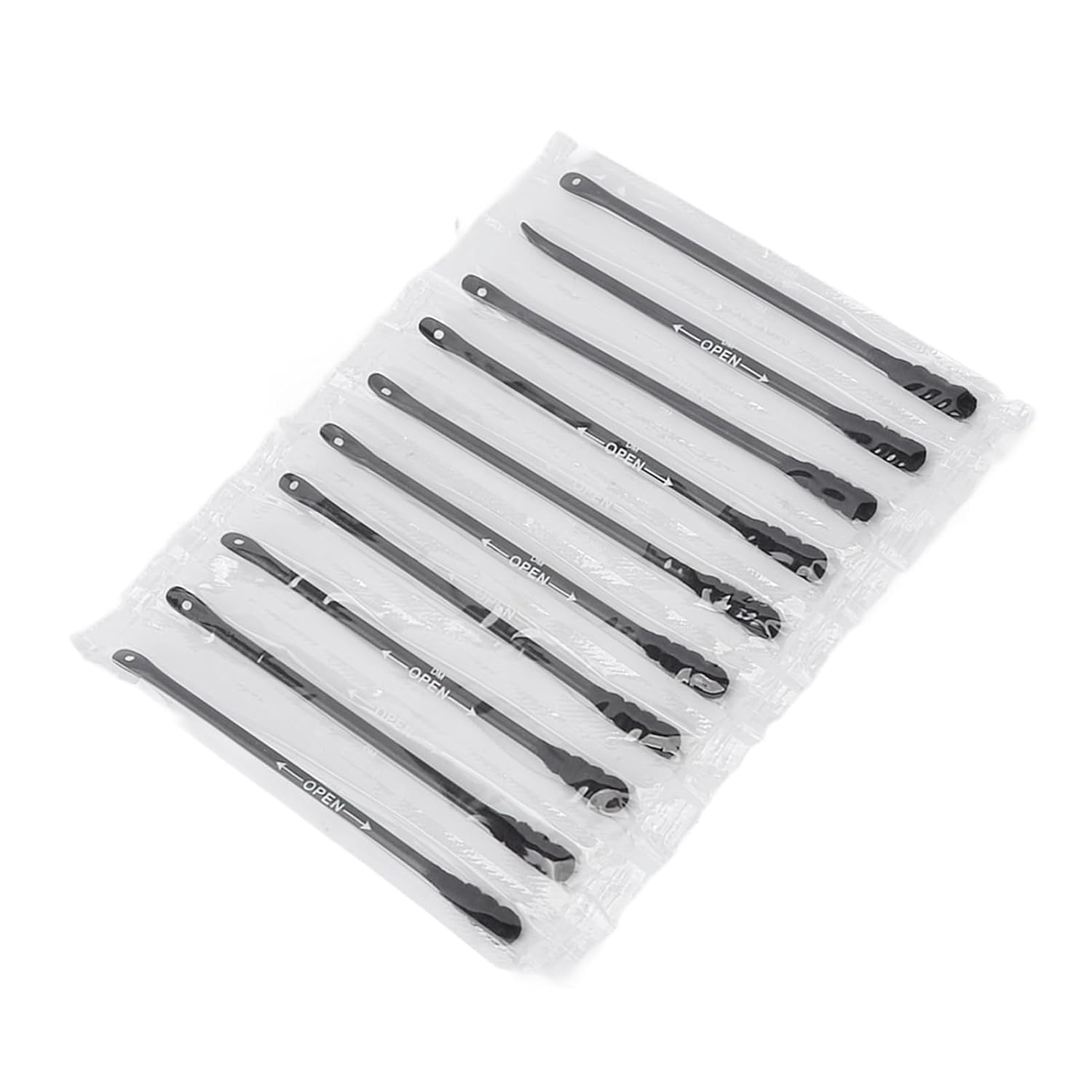 100Pcs Disposable Cotton Swabs Stick Squeeze Blackhead Remover Multi Use Double Tipped Cotton Buds Black