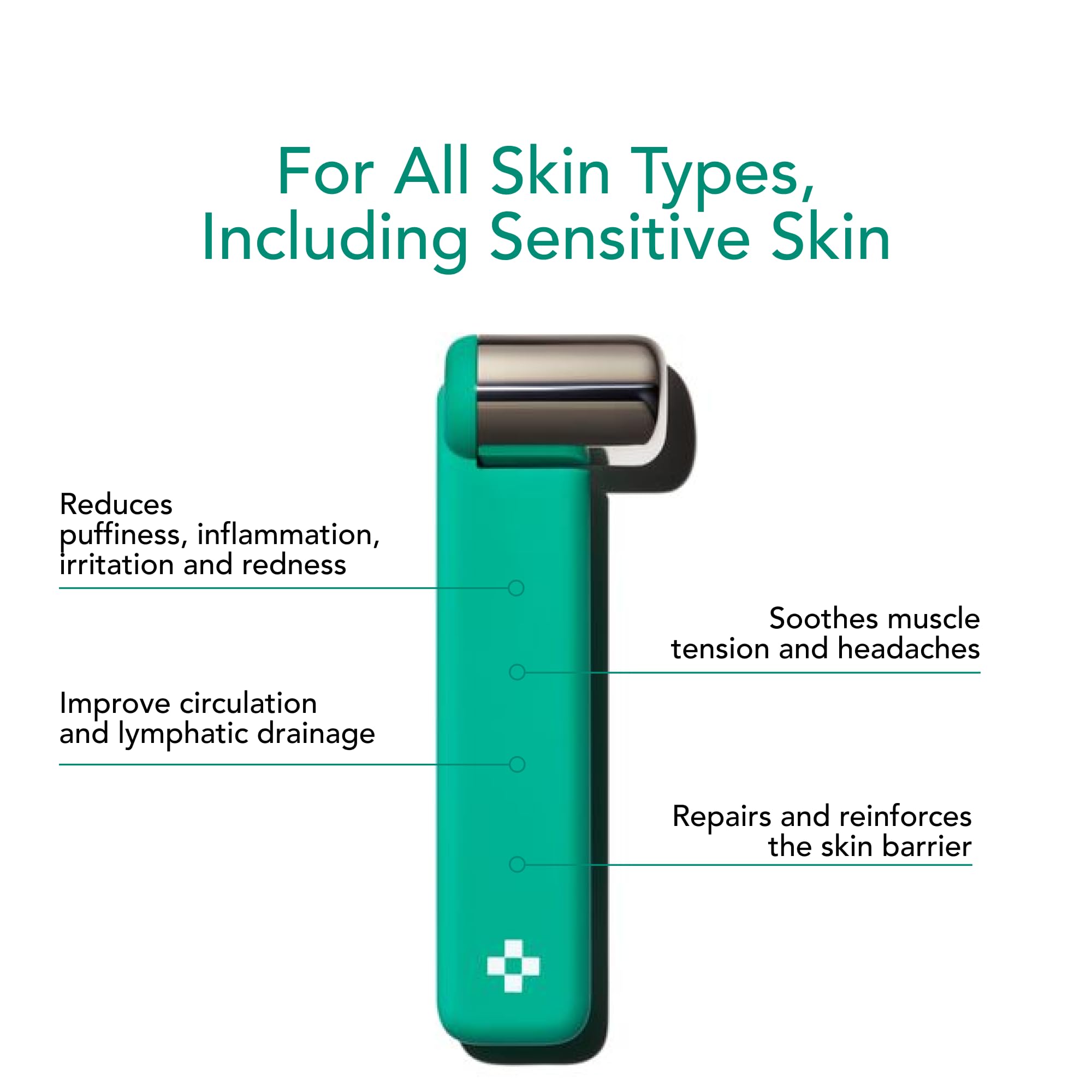 Doré - Le Glaçon Facial Ice Roller, Doré - Le Glaçon Facial Ice Roller to Depuff and Soothe the Skin | Clean Beauty For Sensitive Skin - Image 3