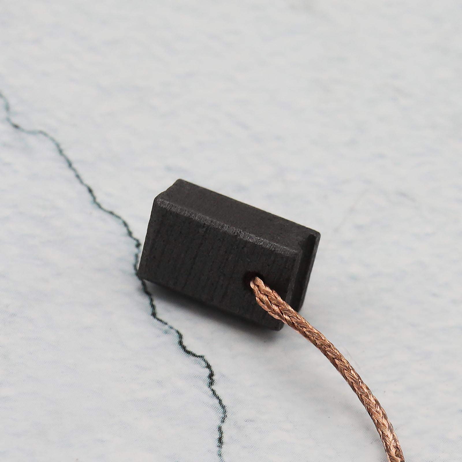 OTOTEC 2 Paar Kohlebürsten 6x8x13mm für Rotationspolierer kompatibel mit RUPES LH 18 EN LH 18 ENS SL 42 A SL 42 AE