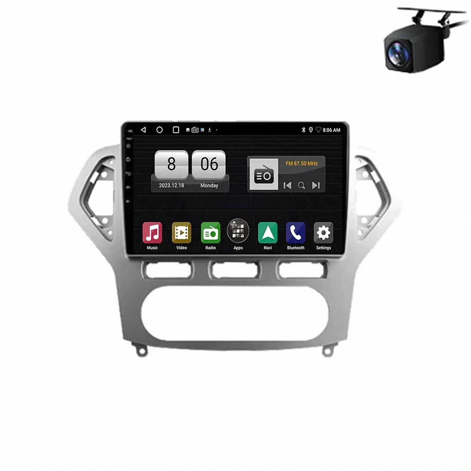 Estéreo de automóvil Ford Mondeo 4 con Mirror Link y bluetooth manos libres 8