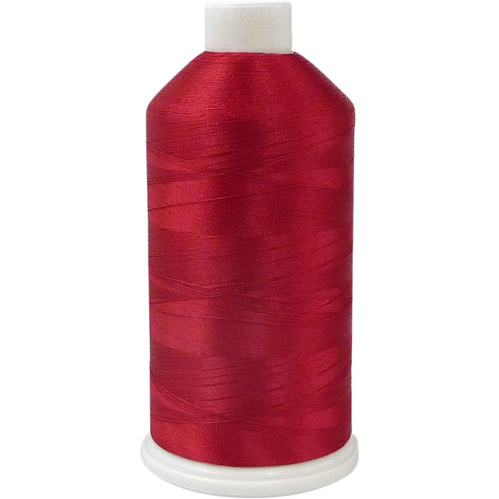 Superpunch SuperB Embroidery Thread 40wt, 5000 m Cone, Red Cut Ruby 1240