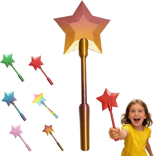 Credit Card Wand, 3D Printed Magic Tap to Pay Wand, Star Magic Wands Digital Payment Star Wands for Easy Checkout Suitable Scenarios for Card Payment (E) - 3