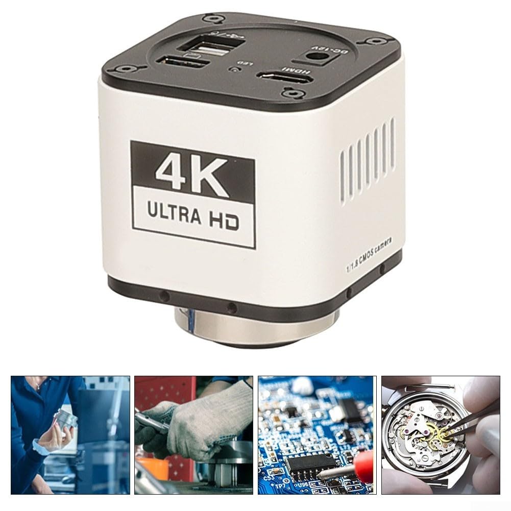 4K Industrie-Mikroskop-Kamera, 30 fps, USB-Ausgang, IMX678 Sensor für Leiterplattenreparatur, Elektronik, Inspektion, Löten, Laborgebrauch, 68 mm
