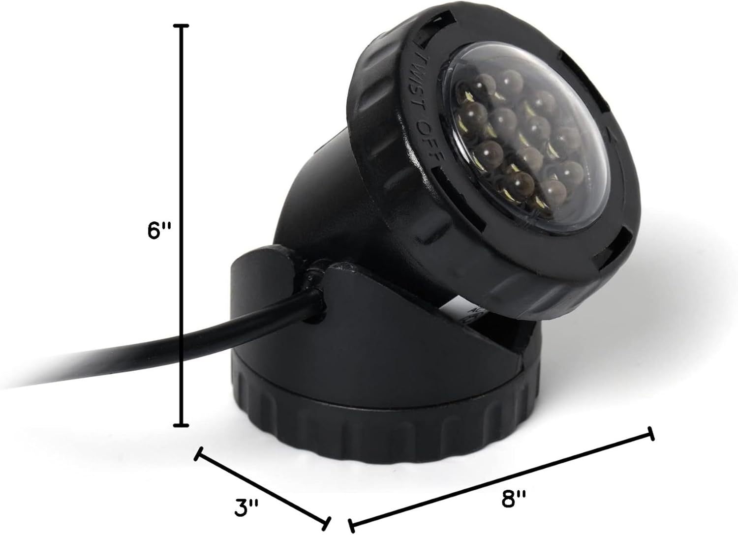 Jebao Submersible LED Pond Light with Photcell Sensor, Set of 5