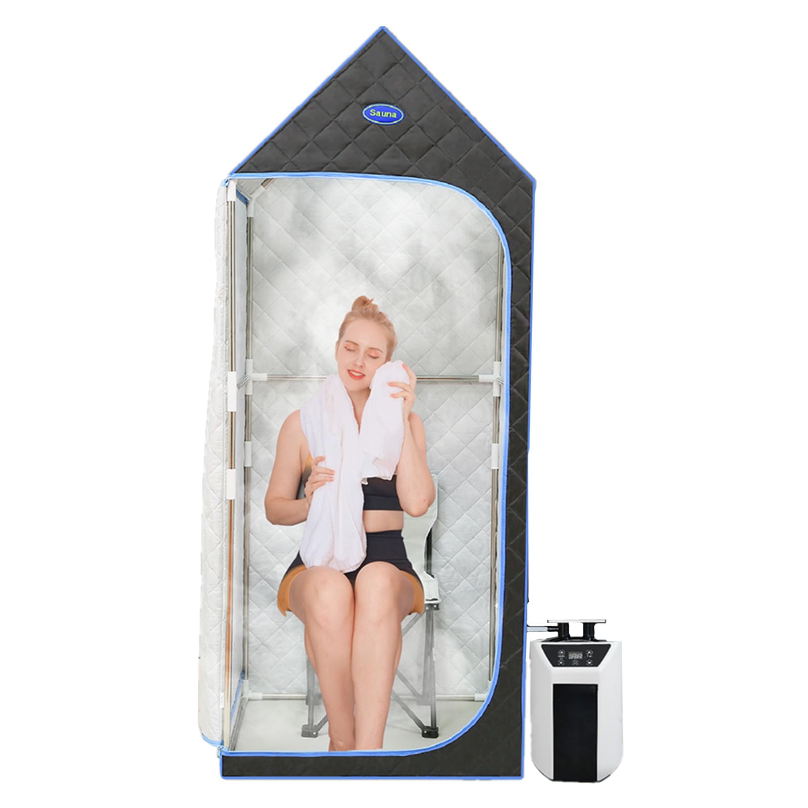 Kanlanth Portable Sauna Box for Home Spa Full Body, Personal Steam Sauna Tent Sauna Room…