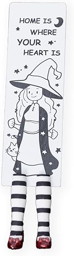 Miniatura 10 de Marcapáginas de bruja, zapatillas de rubí, marcapáginas divertidas para decoración de escritorio, para amantes de los libros, ideas de regalo para