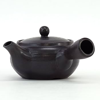 Amazon｜マルヨシ陶器 萬古焼 平形 急須 2号 (底網) ようがん