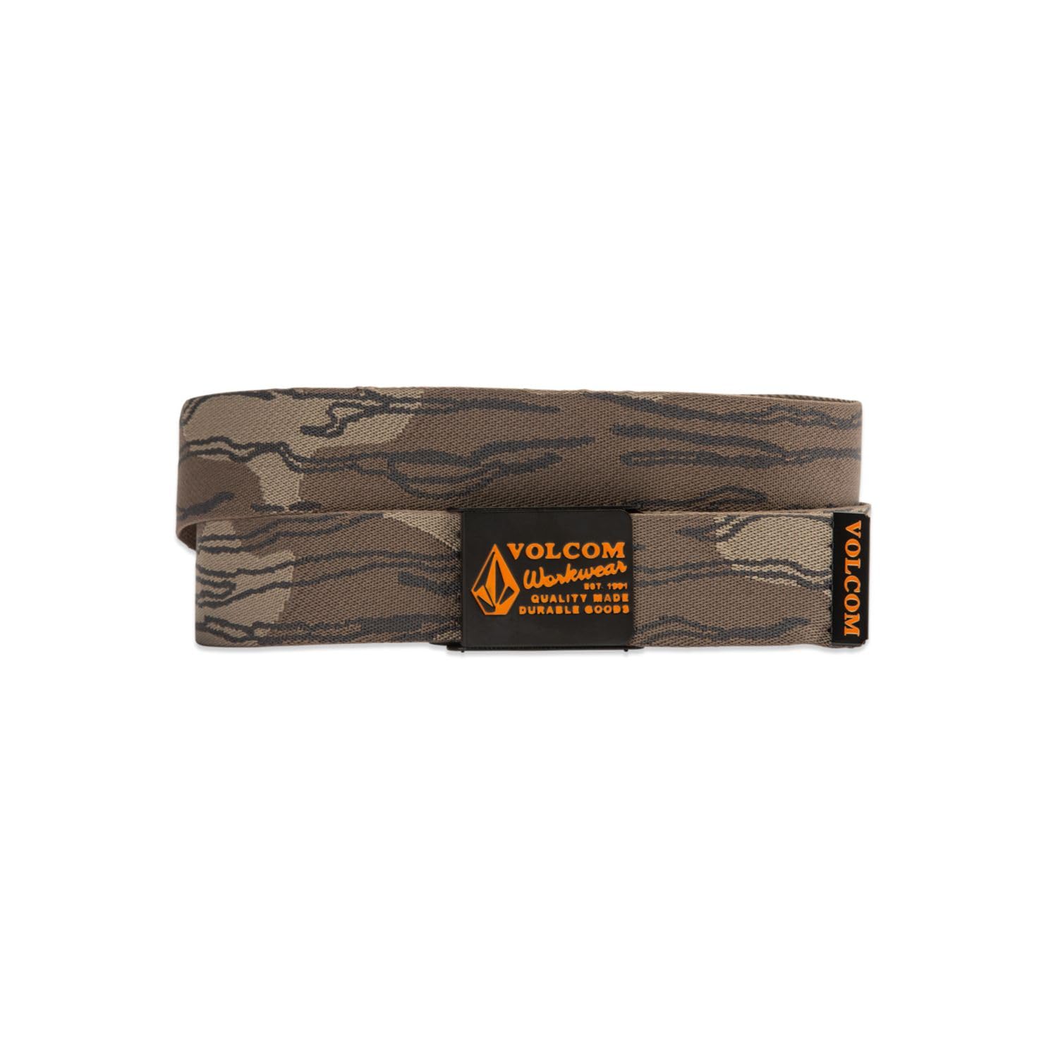 Volcom Men's Camo Workwear Web Belt - Brindle