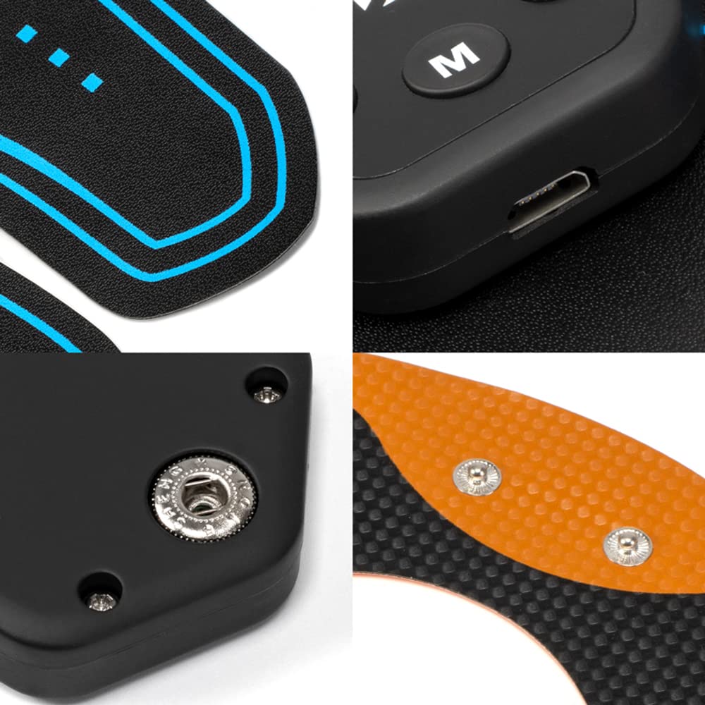 Stymulator mięśni EMS, trenażer brzucha i bioder, wyświetlacz LCD, toner USB, trening brzucha, siłownia domowa, wyszczuplanie ciała, trenażer talii